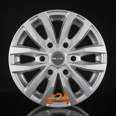 MAK Velgen - LOAD 6 Silver - 16 inch