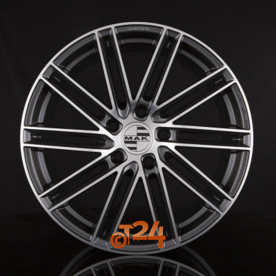 MAK Velgen - LEIPZIG Gun Metal Mirror Face - 21 inch