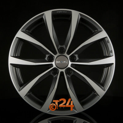 MAK Velgen - WOLF Gun Metal Mirror Face - 16 inch