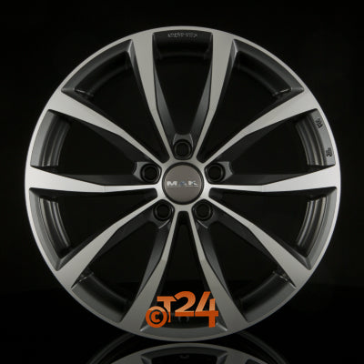 MAK Velgen - WOLF Gun Metal Mirror Face - 20 inch