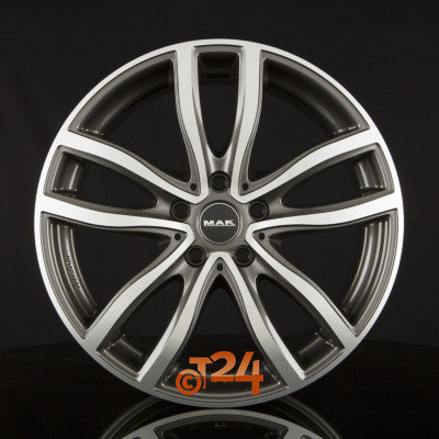 MAK Velgen - FAHR Gun Metal Mirror Face - 19 inch