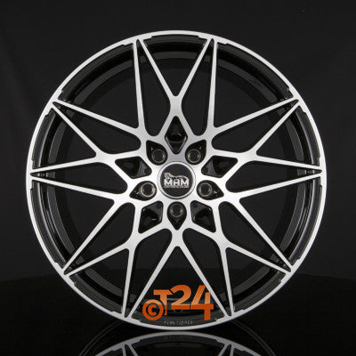 MAM Velgen - MAM B2 Black Front Polish  - 18 inch