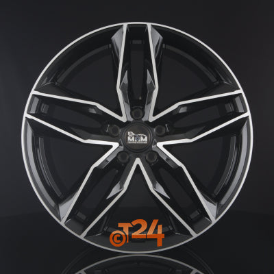 MAM Velgen - MAM RS3 Black Front Polish  - 20 inch