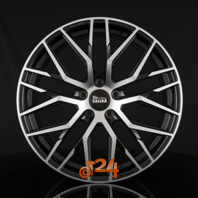 MAM Velgen - MAM RS4 Black Front Polish  - 18 inch