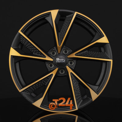 MAM Velgen - MAM RS6 Matt Black Front Copper  - 19 inch