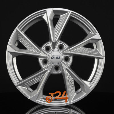 MAM Velgen - MAM RS6 Silver Painted  - 17 inch