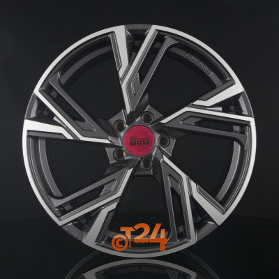 MAM Velgen - MAM RS5 Palladium Front Polish  - 19 inch