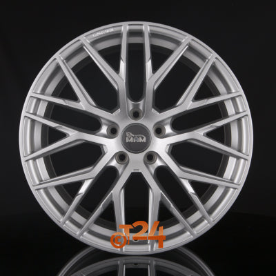 MAM Velgen - MAM RS4 Matt Silver Painted  - 17 inch
