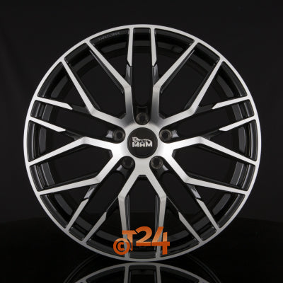 MAM Velgen - MAM RS4 Black Front Polish  - 17 inch