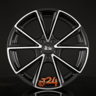 MAM Velgen - MAM A5 Black Front Polished  - 20 inch