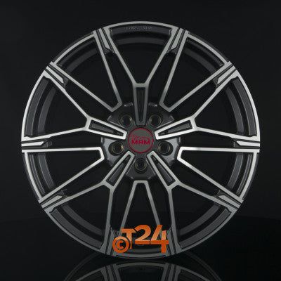 MAM Velgen - MAM B3 Palladium Front Polish  - 19 inch