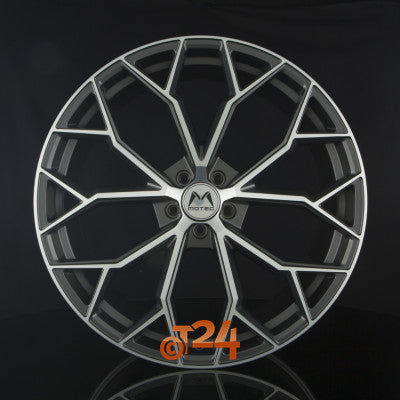 MOTEC Velgen - BULL (MCT17) Grau Poliert - 19 inch