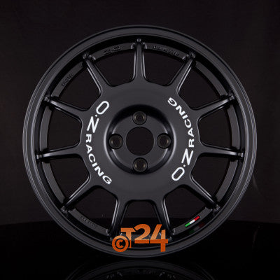 OZ Velgen - LEGGENDA Matt Black + White Lettering - 17 inch