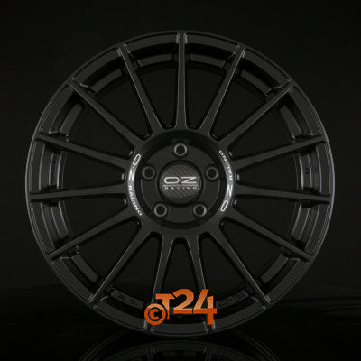 OZ Velgen - SUPERTURISMO LM Matt Black + Silver Lettering - 19 inch