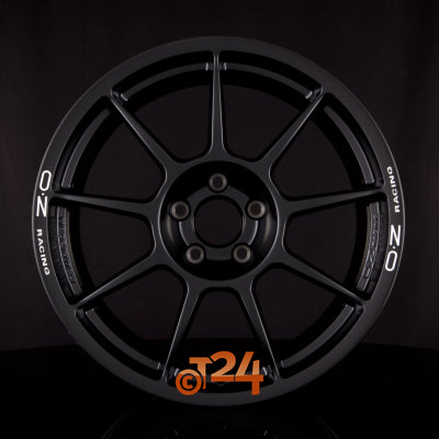 OZ Velgen - CHALLENGE HLT Matt Black + White Lettering - 18 inch
