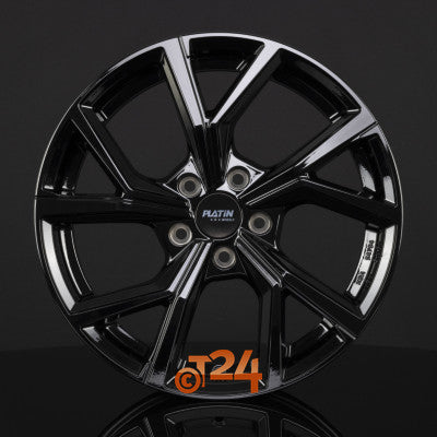 PLATIN Velgen - P 115 Black Shiny - 18 inch