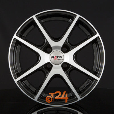 PLATIN Velgen - P 73 Diamant Schwarz Frontpoliert - 15 inch