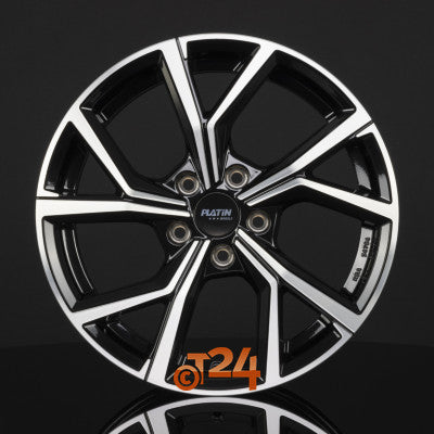 PLATIN Velgen - P 115 Black Polished - 16 inch