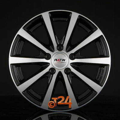 PLATIN Velgen - P 69 Schwarz Poliert - 16 inch