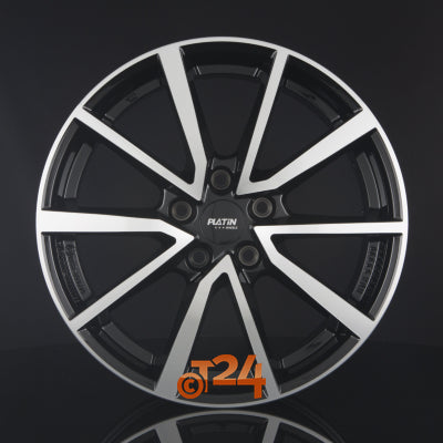 PLATIN Velgen - P 95 Diamant Schwarz Frontpoliert - 16 inch