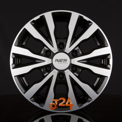 PLATIN Velgen - P 86 Black Polished - 17 inch