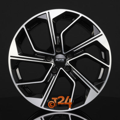 PLATIN Velgen - P 116 Black Polished - 18 inch