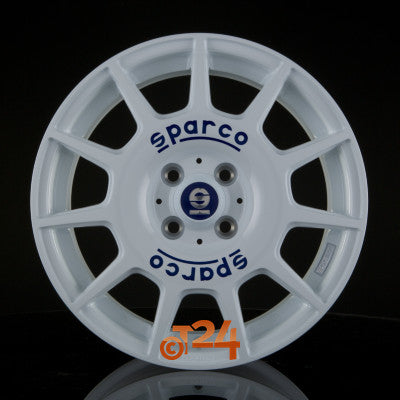 SPARCO Velgen - TERRA White + Blue Lettering - 16 inch