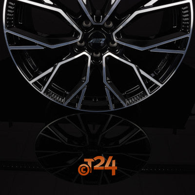 AEZ Velgen - TORONTO DARK - Schwarz Glanzend Frontpoliert - 20 inch