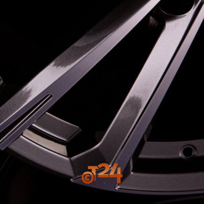 AEZ Velgen - ARUBA DARK - Gunmetal Glanzend Frontpoliert - 18 inch