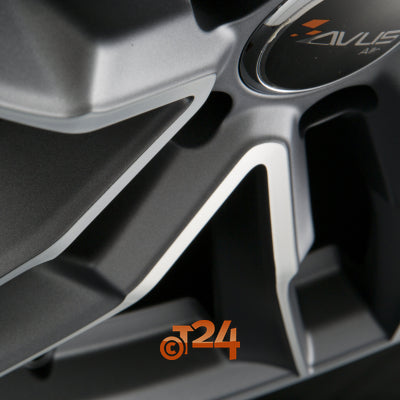 AVUS Racing Velgen - AF16 Matt Anthracite Polished - 21 inch