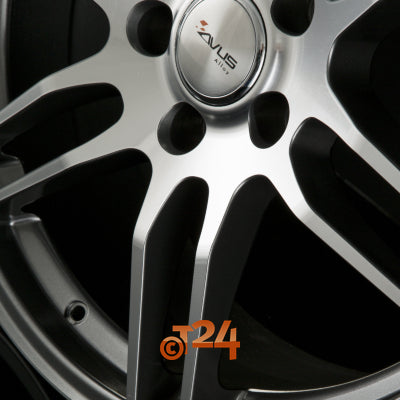 AVUS Racing Velgen - AF9 Anthracite Polished - 19 inch