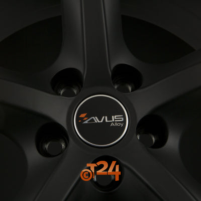 AVUS Racing Velgen - AF8 Matt Black - 16 inch