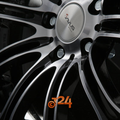 AVUS Racing Velgen - AC-MB1 Black Polished - 17 inch