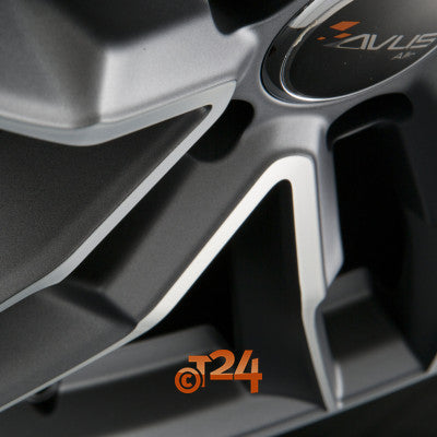 AVUS Racing Velgen - AF16 Matt Anthracite Polished - 20 inch