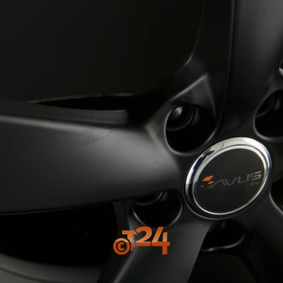 AVUS Racing Velgen - AF10 Matt Black Polished - 19 inch