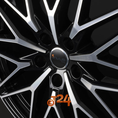 AVUS Racing Velgen - AC-MB6 Black Polished - 18 inch