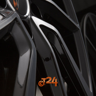 AVUS Racing Velgen - AC-518 Black Polished - 17 inch