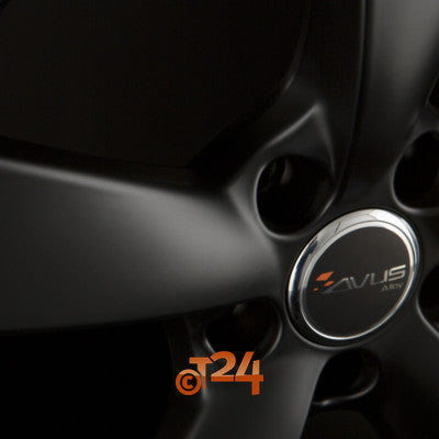 AVUS Racing Velgen - AF10 Matt Black Red Line - 20 inch