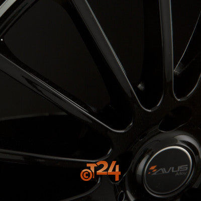 AVUS Racing Velgen - AC-M03 Black Polished Lip - 16 inch