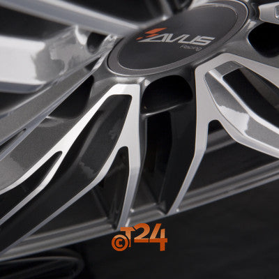 AVUS Racing Velgen - AC-M08 Anthracite Polished - 22 inch
