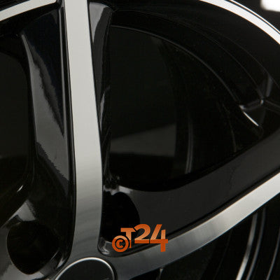 AVUS Racing Velgen - AF8 Black Polished - 17 inch