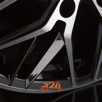 AVUS Racing Velgen - AF19 Black Polished - 18 inch