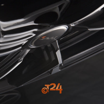 AVUS Racing Velgen - AF20 Black Polished - 20 inch