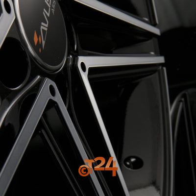 AVUS Racing Velgen - AC-515 Black Polished - 19 inch