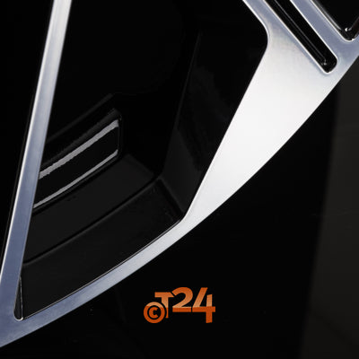 AVUS Racing Velgen - AC-522 Black Polished - 19 inch