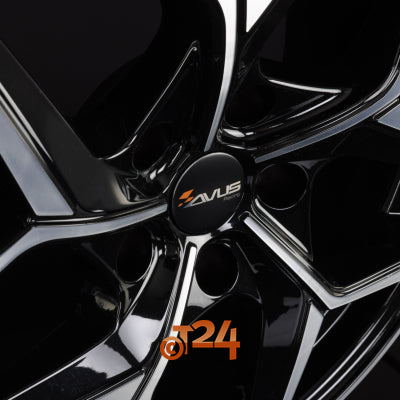 AVUS Racing Velgen - AC-523 Black Polished - 19 inch