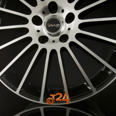 AVUS Racing Velgen - AC-M03 Black Polished - 16 inch