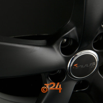 AVUS Racing Velgen - AF10 Matt Black Polished - 17 inch
