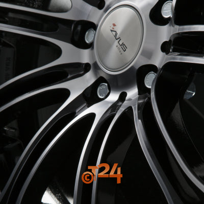 AVUS Racing Velgen - AC-MB1 Black Polished - 18 inch