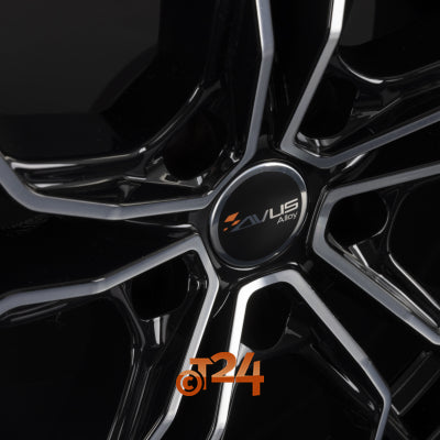 AVUS Racing Velgen - AC-M10 Black Polished - 20 inch